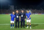 ឯកឧត្តម ​ឧត្តមសេនីយ៍ឯក រ័ត្ន ស្រ៊ាង មេបញ្ជាការ​អាវុធហត្ថ​រាជធានី​ភ្នំពេញ ៖ ជា​មោទកភាព​ណាស់ ដែល​បាន​ឃើញ អតីត​កីឡាករ U13 ដែល​ខ្ញុំ​ធ្លាប់​បាន​បណ្តុះ​ឡើងមក ក្លាយ​ជា​កីឡាករ​ជម្រើសជាតិ​ក្នុងថ្ងៃនេះ​